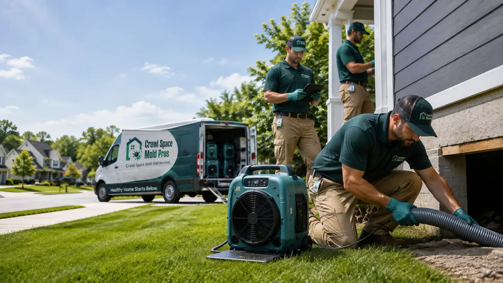 Crawl Space Mold Removal in Parkman, OH
